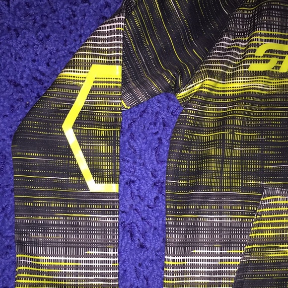 Spyder Hoodie Snowboard Shred Stretch neon spandex jacket coat LG - Picture 5 of 13